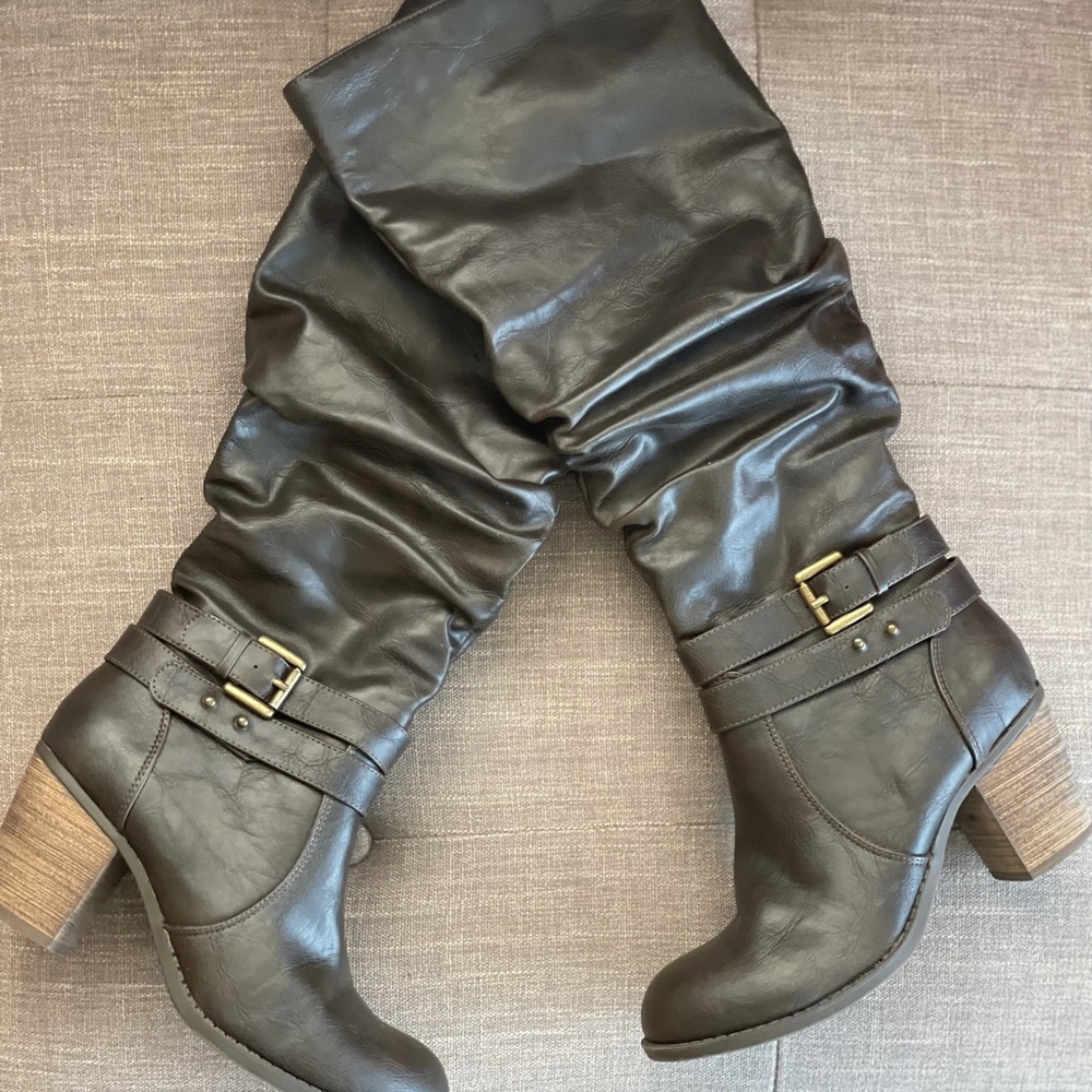 Diba knee high brown boots